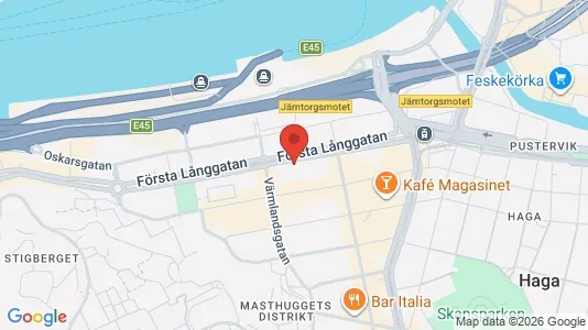 Lokaler til leje i Gøteborg Centrum - kort over placeringen