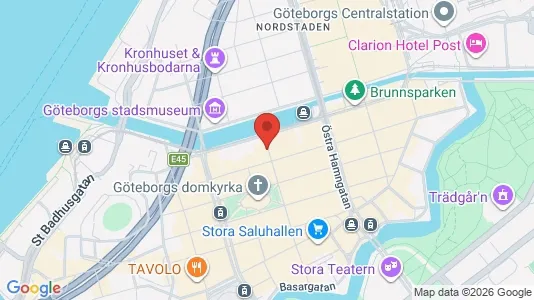 Lokaler til leje i Gøteborg Centrum - Foto fra Google Street View