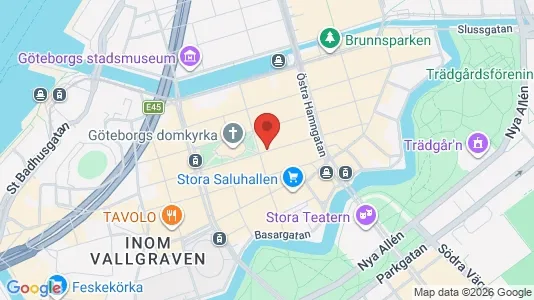 Lokaler til leje i Gøteborg Centrum - kort over placeringen