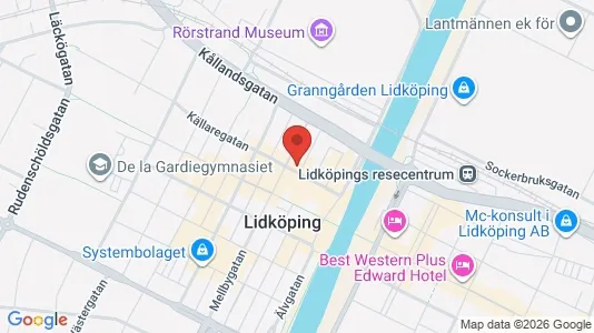 Gewerbeflächen zur Miete i Lidköping – Foto von Google Street View