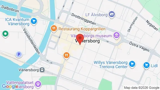 Liikekiinteistöt Vuokrattavana i Vänersborg - Kuva Google Street Viewstä