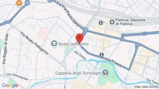 Kontorslokaler för uthyrning i Padova - kort over placeringen