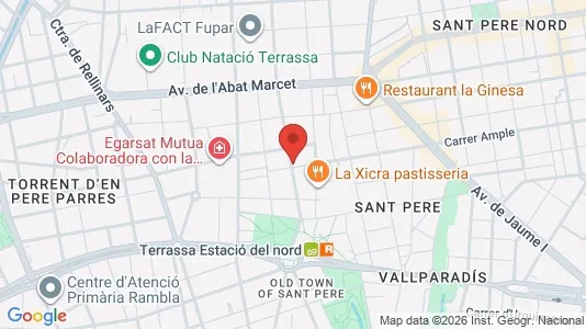 Kontorlokaler til leje i Terrassa - Foto fra Google Street View