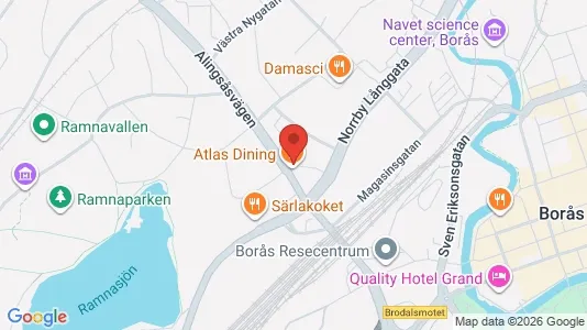 Kontorlokaler til leje i Borås - Foto fra Google Street View