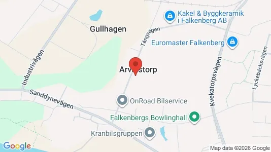 Bedrijfsruimtes te huur i Falkenberg - Foto uit Google Street View