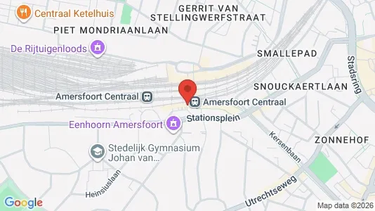 Commercial properties for rent i Amersfoort - kort over placeringen
