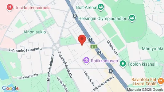 Lager zur Miete i Helsinki Eteläinen – Foto von Google Street View