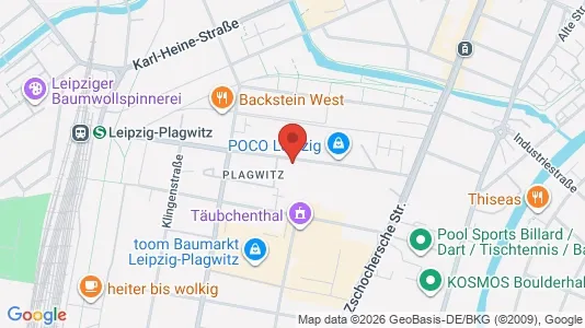 Espacios de oficina En alquiler i Leipzig - kort over placeringen
