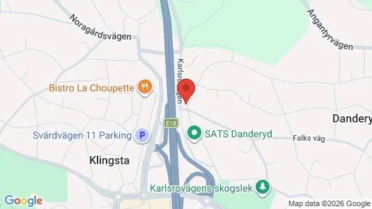 Kontorer til leie i Danderyd - kort over placeringen