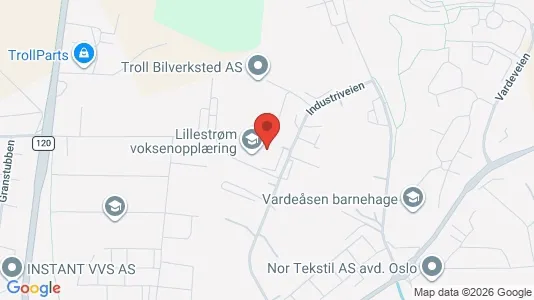Varastot Vuokrattavana i Skedsmo - Kuva Google Street Viewstä