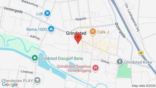 Varastot Vuokrattavana i Grindsted - Kuva Google Street Viewstä