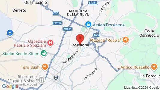 Kontorer til leie i Frosinone – Bilde fra Google Street View