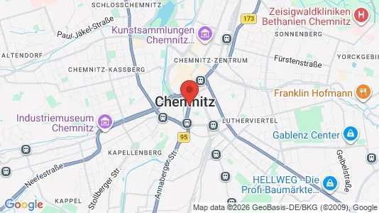 Kantorruimte te huur i Chemnitz - Foto uit Google Street View