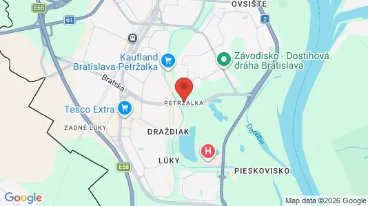 Lokaler til leie i Bratislava Petržalka – Bilde fra Google Street View