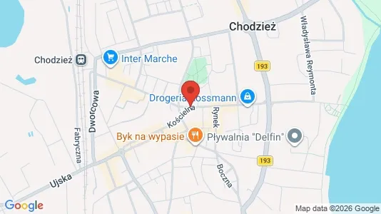 Lokaler til leje i Chodzieski - kort over placeringen