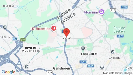 Büros zur Miete i Brüssel Jette – Foto von Google Street View