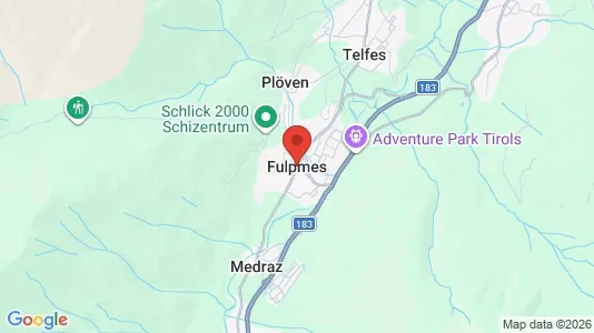Ravintolat Vuokrattavana i Fulpmes - Kuva Google Street Viewstä