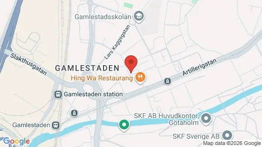 Lokaler til leie i Göteborg Ø - kort over placeringen