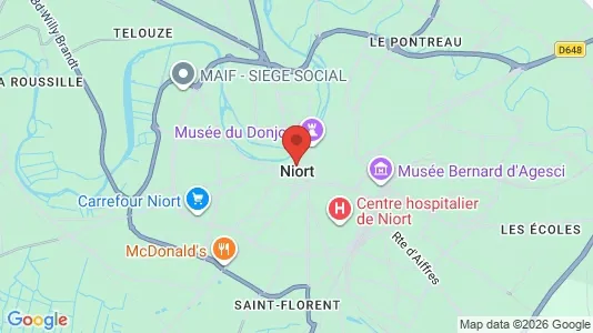 Kantorruimte te huur i Niort - Foto uit Google Street View