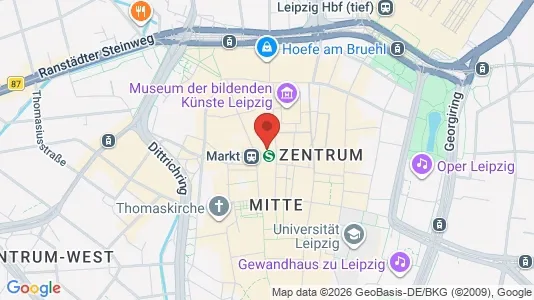 Espacios de oficina En alquiler i Leipzig - Foto de Google Street View