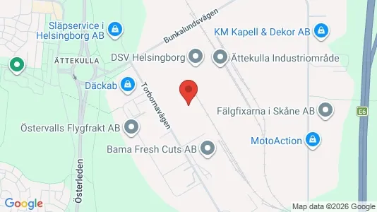 Lagerlokaler för uthyrning i Helsingborg – Foto från Google Street View