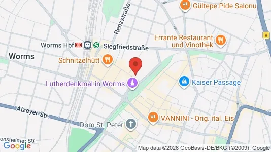 Bedrijfsruimtes te huur i Worms - Foto uit Google Street View