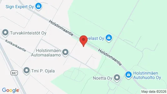 Varastot Vuokrattavana i Oulu - Kuva Google Street Viewstä