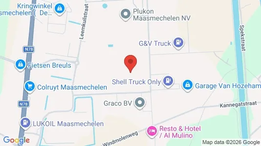 Varastot Vuokrattavana i Maasmechelen - Kuva Google Street Viewstä