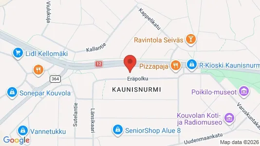 Lokaler til leie i Kouvola – Bilde fra Google Street View