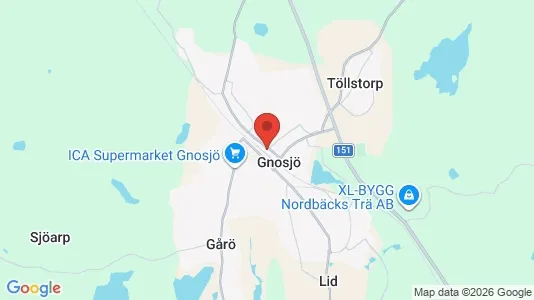 Ladenlokale zur Miete i Gnosjö – Foto von Google Street View