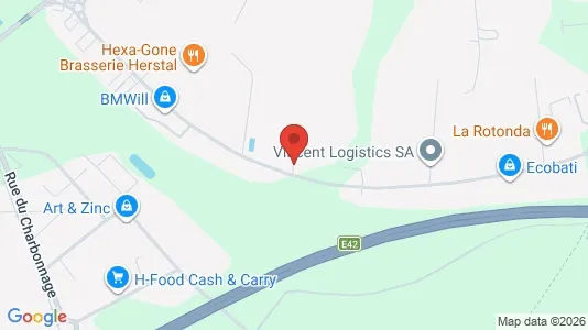 Varastot Vuokrattavana i Herstal - Kuva Google Street Viewstä