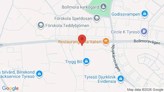 Lokaler til leje i Tyresö - Foto fra Google Street View