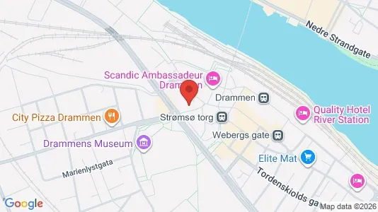 Kontorlokaler til leje i Drammen - Foto fra Google Street View