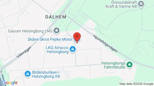 Kontorslokaler för uthyrning i Helsingborg – Foto från Google Street View