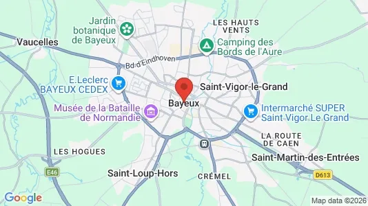 Kantorruimte te huur i Bayeux - Foto uit Google Street View