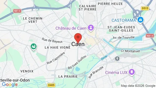 Kontorslokaler för uthyrning i Caen – Foto från Google Street View