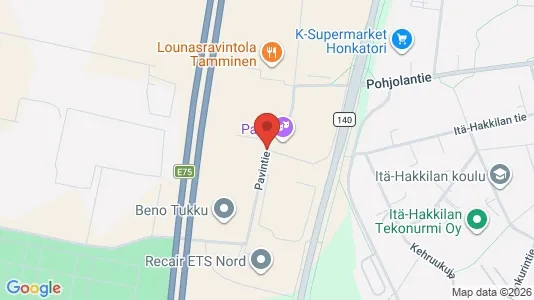 Lager zur Miete i Vantaa – Foto von Google Street View