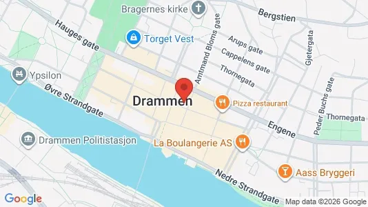 Kantorruimte te huur i Drammen - Foto uit Google Street View