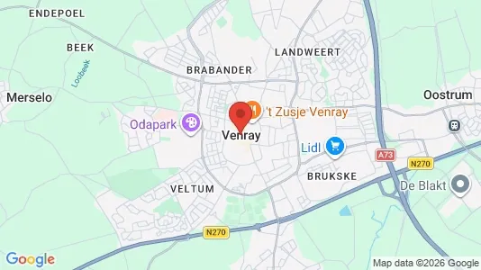 Ravintolat Vuokrattavana i Venray - Kuva Google Street Viewstä
