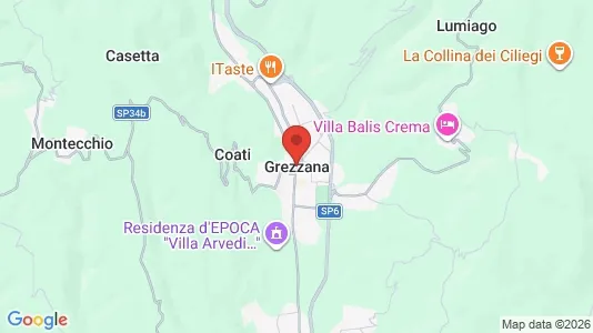 Lokaler til leje i Grezzana - kort over placeringen
