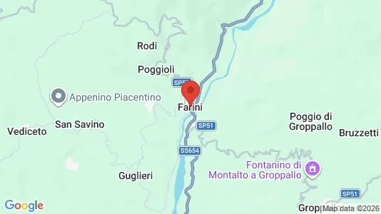 Gewerbeflächen zur Miete i Farini – Foto von Google Street View