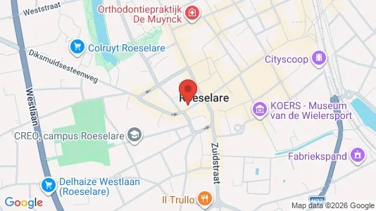Lokaler til leie i Roeselare – Bilde fra Google Street View