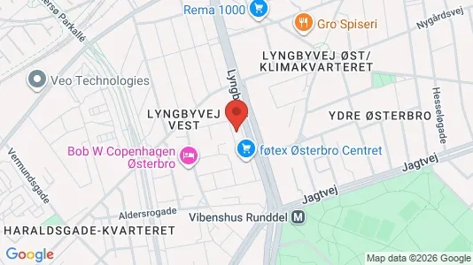 Varastot Vuokrattavana i Østerbro - Kuva Google Street Viewstä