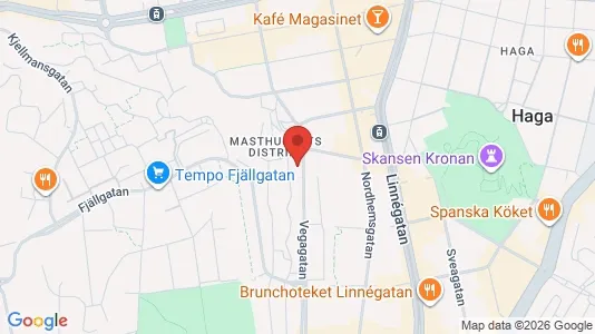 Kontorlokaler til leje i Gøteborg Centrum - kort over placeringen