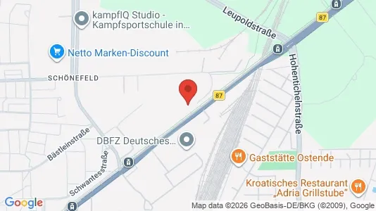 Varastot Vuokrattavana i Leipzig - Kuva Google Street Viewstä