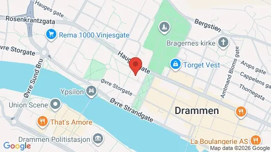 Kantorruimte te huur i Drammen - Foto uit Google Street View