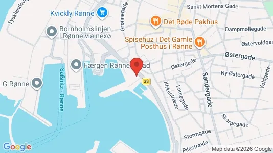 Toimistotilat Vuokrattavana i Rønne - Kuva Google Street Viewstä