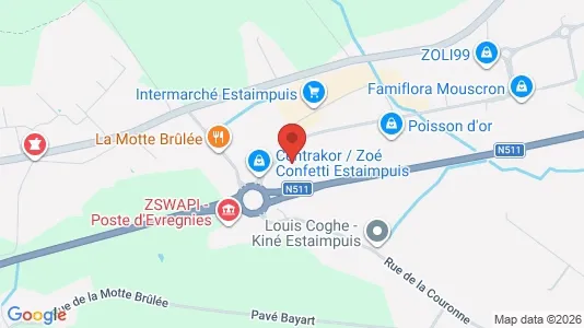 Büros zur Miete i Steenput – Foto von Google Street View