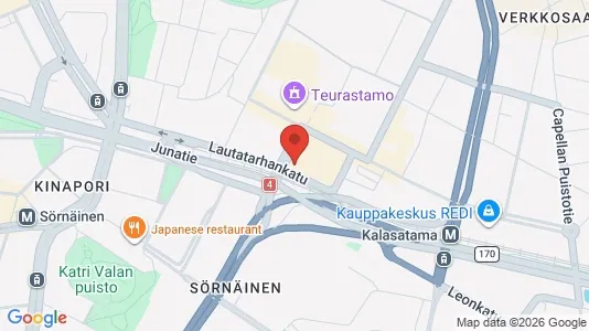 Büros zur Miete i Helsinki Keskinen - kort over placeringen