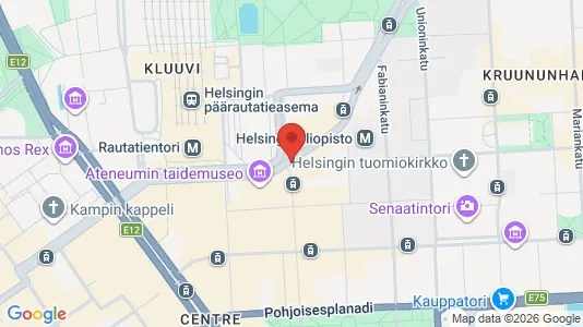 Büros zur Miete i Helsinki Eteläinen - kort over placeringen